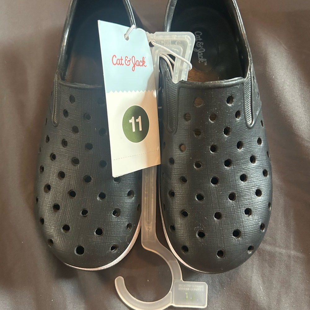 Cat & Jack Black Water Shoes for Versatile Use
